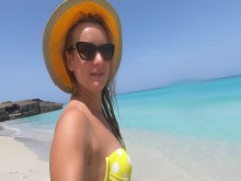 Nadar en el Océano Atlántico en Cuba