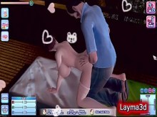 Anal anime sexy Hentai escena 3d l gran chica hentai 3d tetona con chupando polla larga en la playa