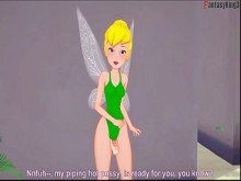 Coño de Tinkerbell golpeado en la playa &vert; Versión completa y Pov en Sheer & PTRN Fantasyking3