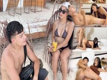 Chico COLOMBIANO que conocí en la playa me lleva a su hotel para tener sexo.. ¡Tuve mucha suerte!